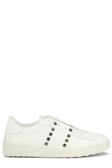 Valentino Garavani Rockstud Untitled Lace-Up Sneakers