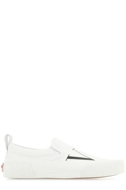 Valentino VLTN Logo Printed Slip-On Sneakers