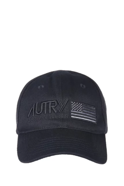 Autry Logo Embroidered Curved Peak Cap
