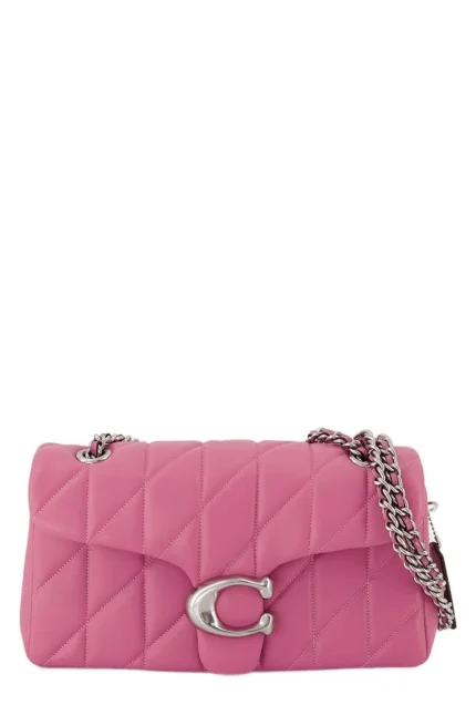 Coach Tabby 26 Logo Plaque Quilted Crossbody Bag
