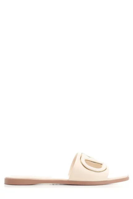 Valentino VLogo Signature Square Open Toe Sandals