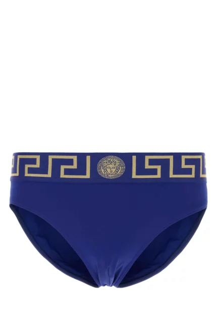 Versace Greca Border Stretched Swim Shorts