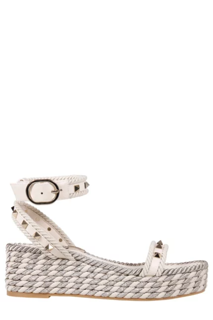 Valentino Garavani Rockstud Platform Espadrillas