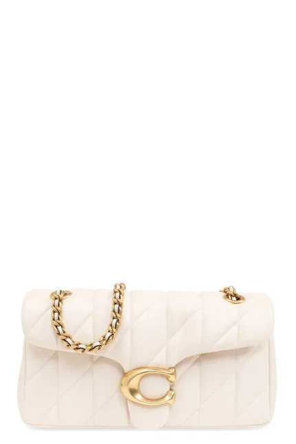 Coach Tabby 26 Logo Plaque Quilted Crossbody Bag