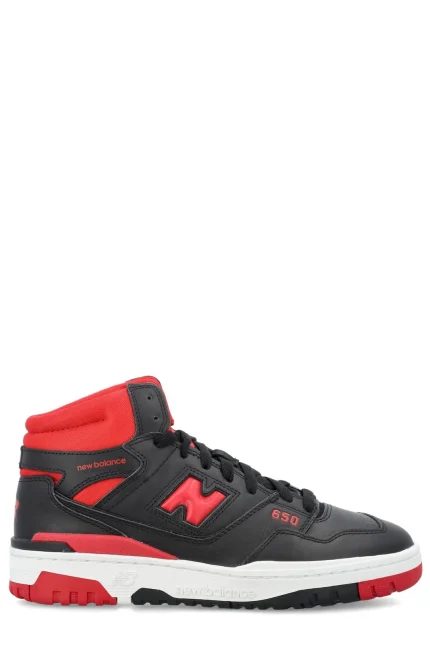 New Balance 650R Logo Patch Lace-Up Sneakers