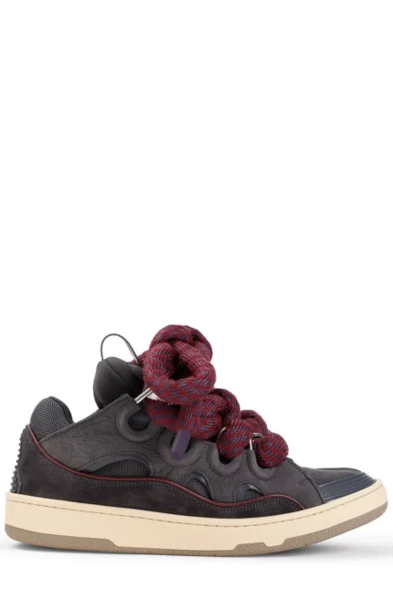 Lanvin Curb Lace-Up Sneakers