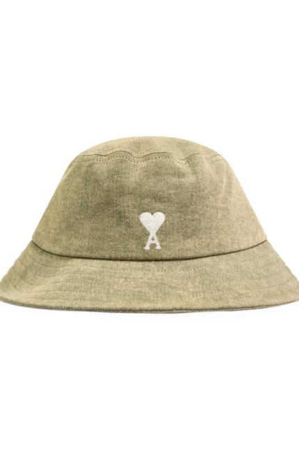 AMI Ami de Coeur Embroidery Bucket Hat