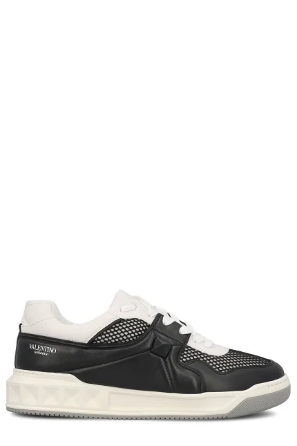 Valentino Garavani One Stud Lace-Up Sneakers