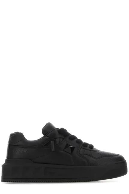 Valentino Garavani One Stud Lace-Up Sneakers