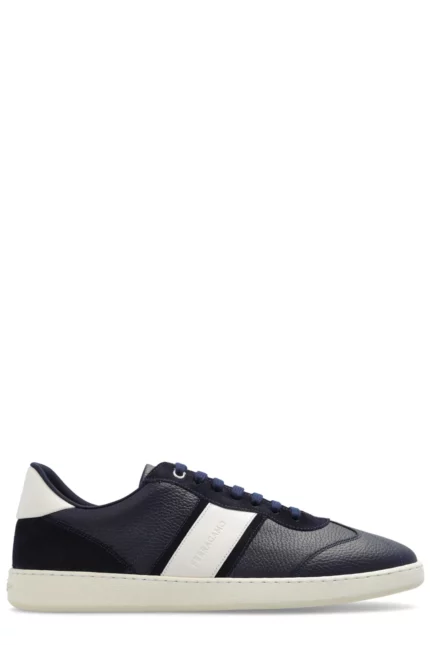 Ferragamo Panelled Low-Top Sneakers