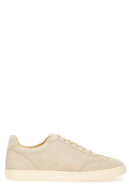 Brunello Cucinelli Round Toe Lace-Up Sneakers