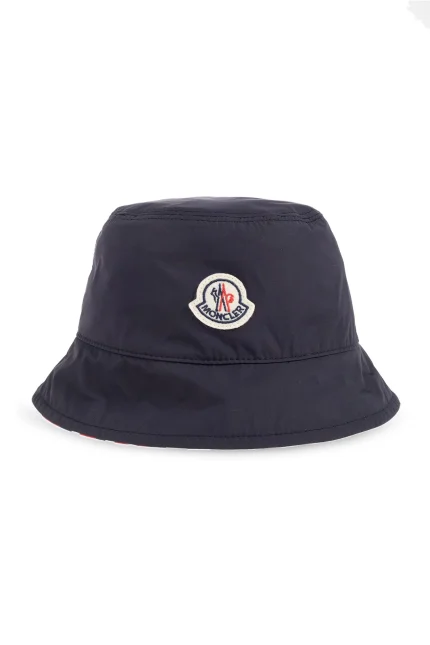 Moncler Logo Patch Reversible Bucket Hat