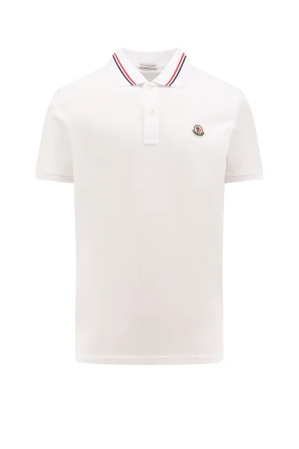 Moncler Logo Patch Short-Sleeved Polo Shirt