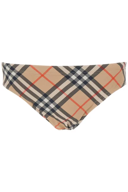 Burberry Checked Drawstring Swim Shorts