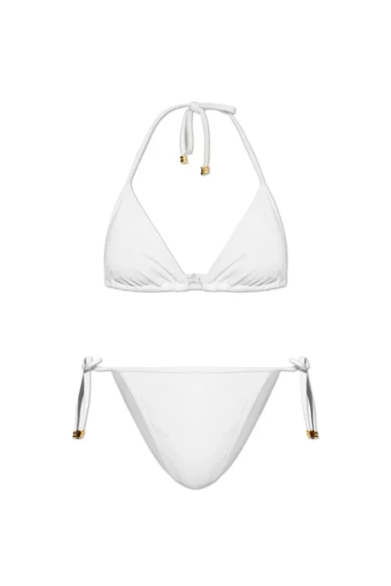 Balmain Side Tied Two Piece Swimsuit
