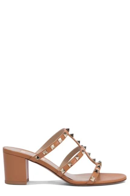 Valentino Garavani Rockstud Open Toe Caged Mules