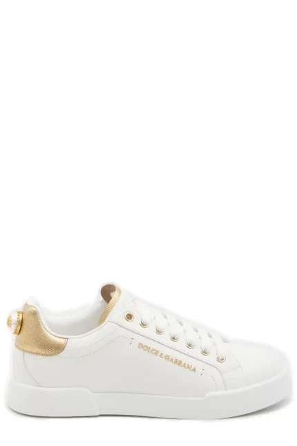 Dolce & Gabbana Portofino Logo Lettering Sneakers