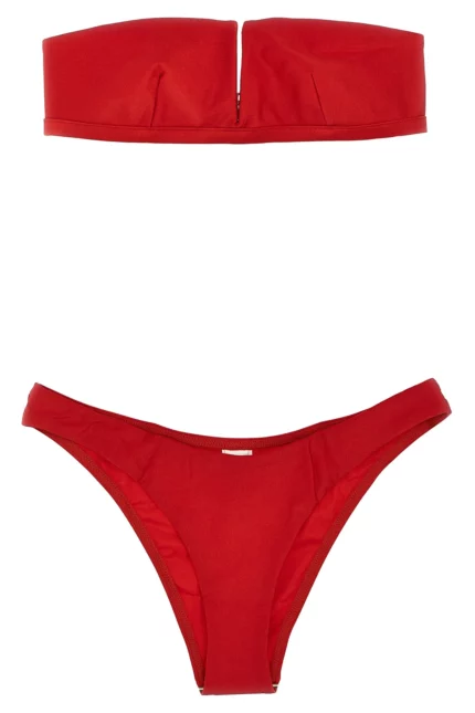 Zimmermann Everley V Wire Bandeau Bikini Set