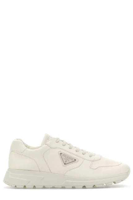 Prada Triangle-Logo Lace-Up Sneakers