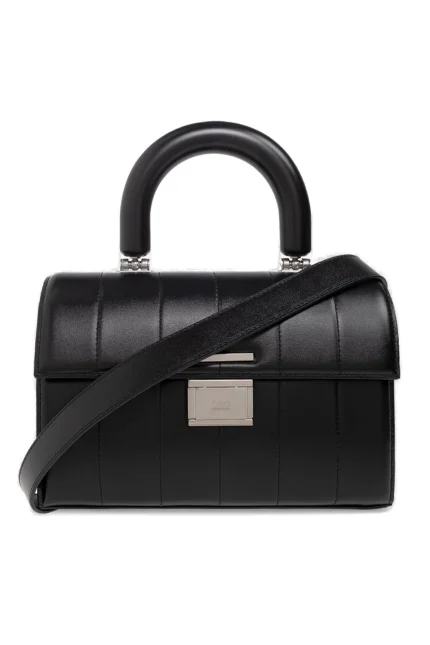 AMI Quilted Top Handle Bag