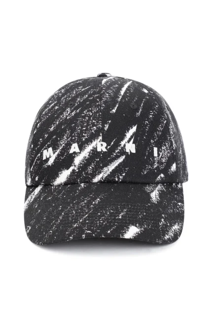 Marni Logo Printed Baseball Cap