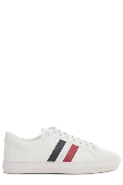 Moncler Monaco Stripe Lace-Up Sneakers