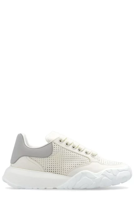 Alexander McQueen Perforated Detailed Chunky Sneakers