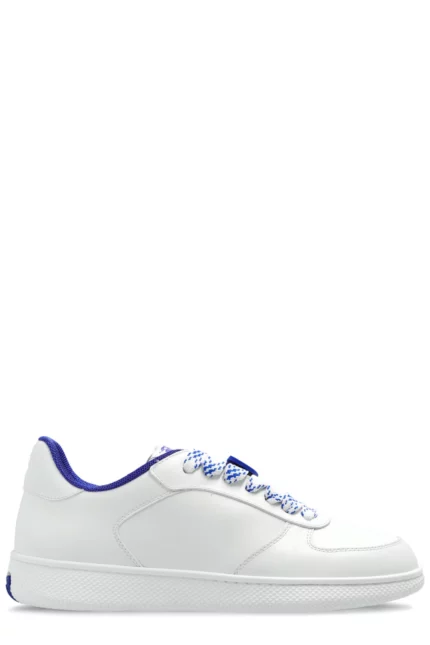 Burberry Round-Toe Low-Top Sneakers