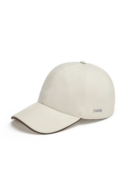 Zegna Logo Plaque Baseball Cap