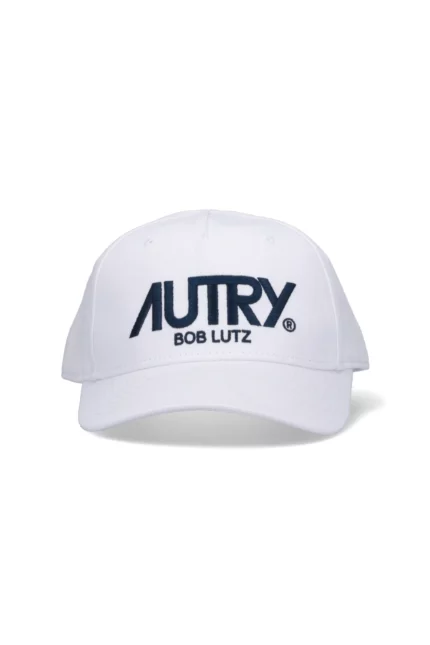Autry Logo Embroidered Curved Peak Baseball Cap