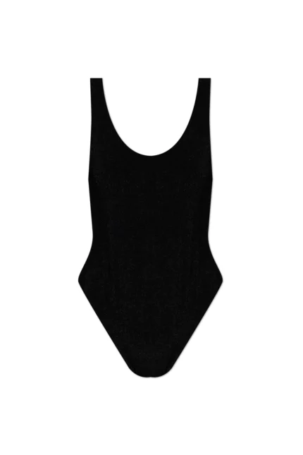 Balmain Logo Plaque One Piece Swimsuit