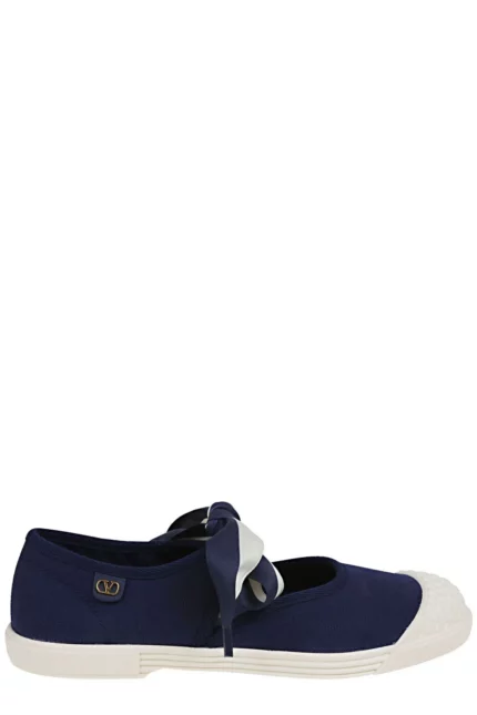 Valentino Bay By Bay Round Toe Ballerina Sneakers