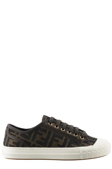 Fendi Domino FF Motif Low-Top Sneakers