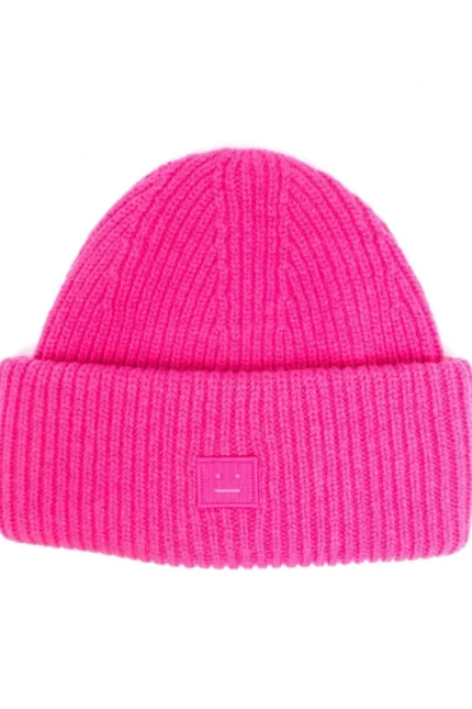 Acne Studios Small Face Logo Beanie