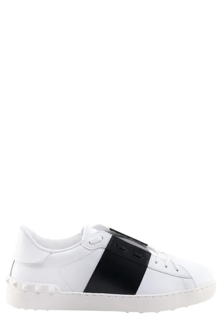 Valentino Garavani Rockstud Untitled Lace-Up Sneakers