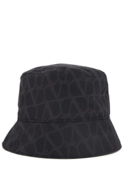 Valentino Toile Iconographe Logo Printed Bucket Hat