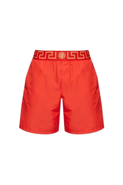 Versace Greca-Border Swim Shorts