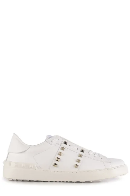 Valentino Garavani Rockstud Untitled Lace-Up Sneakers