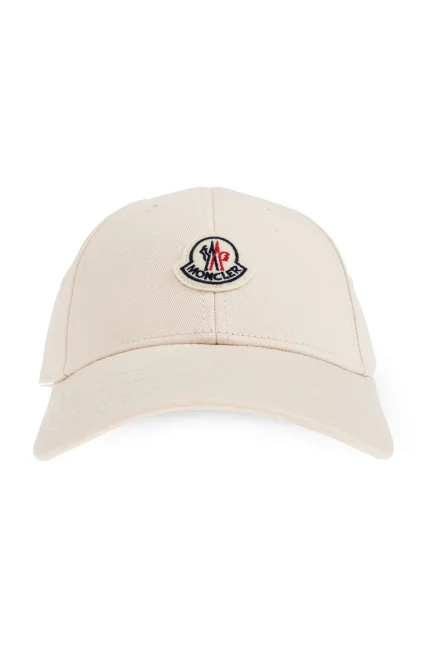 Moncler Logo Patch Curved Peak Cap