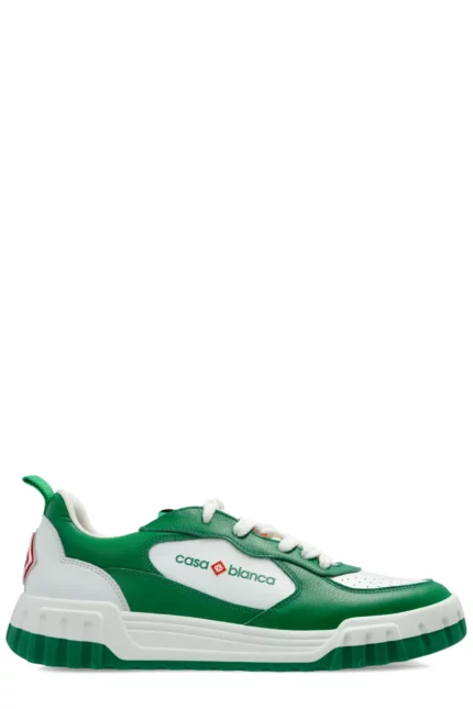 Casablanca Court Logo Printed Sneakers