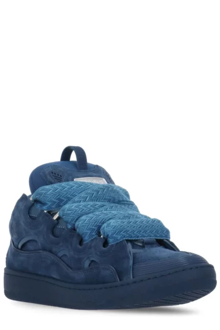 Lanvin Curb Lace-Up Sneakers