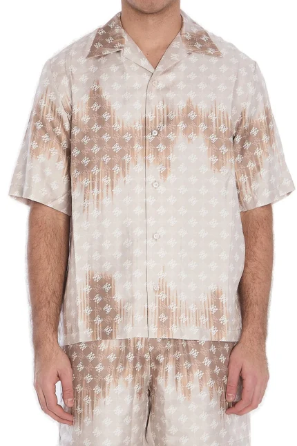 Amiri Monogram Short Sleeved Shirt