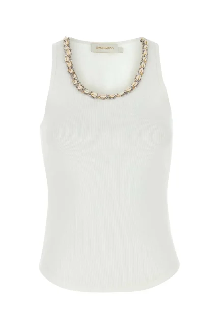 Zimmermann Illuminate Embellished Tank Top