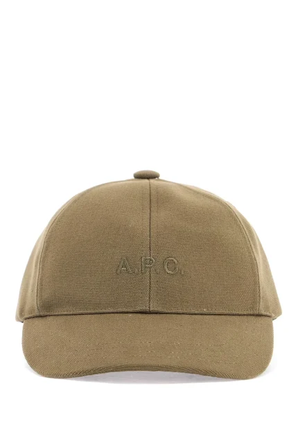 A.P.C. Charlies Logo Embroidered Baseball Cap