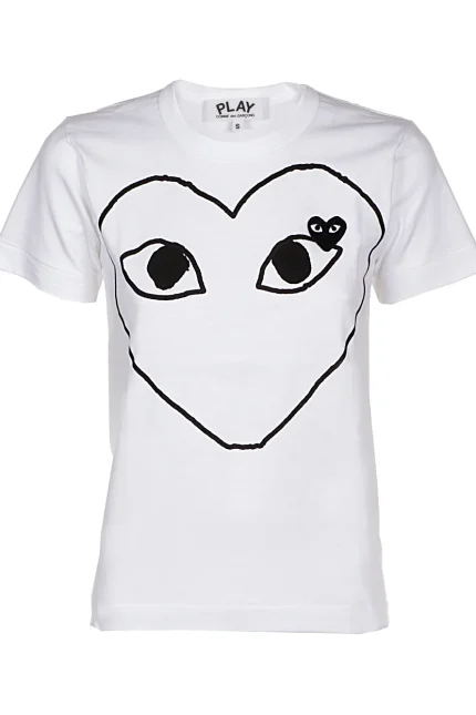 Comme des Garçons Play Heart Printed T-Shirt