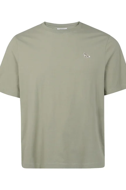 Maison Kitsuné Fox Patch Crewneck T-Shirt