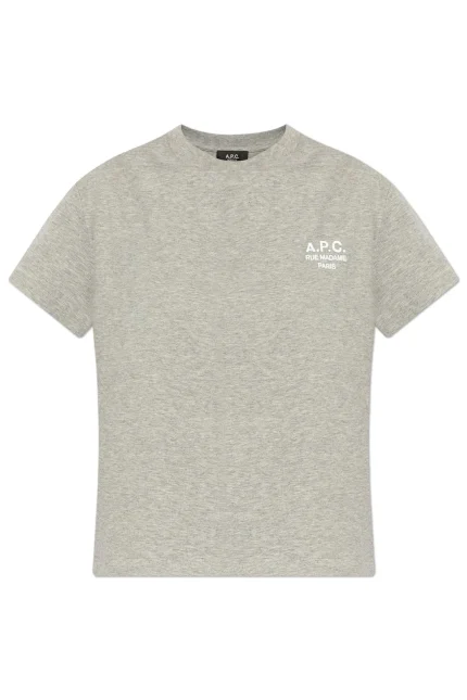 A.P.C. Logo Embroidered Crewneck T-Shirt