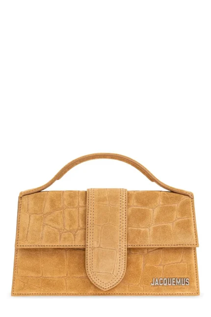 Jacquemus Le Grand Bambino Logo Plaque Tote Bag