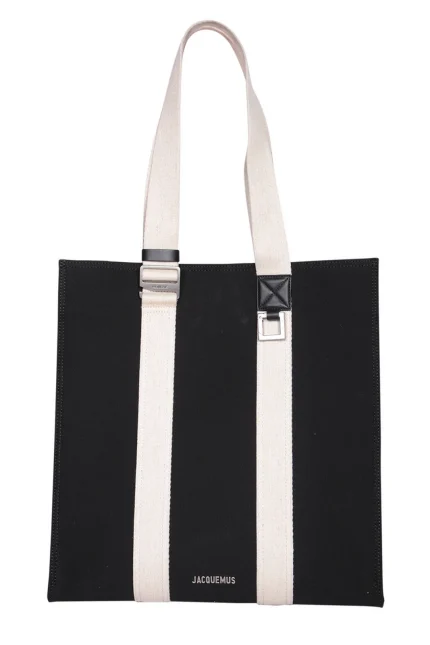 Jacquemus Le Cabas Cuerda Logo Plaque Tote Bag