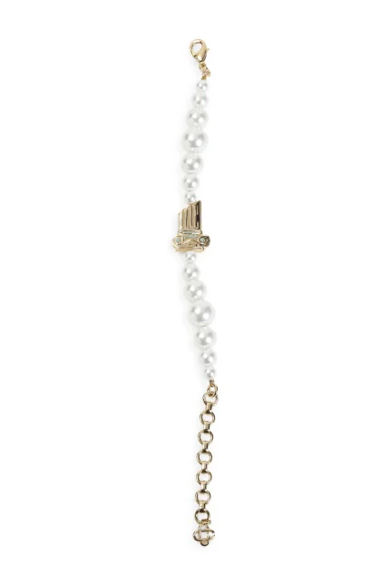 Casablanca Logo Plaque Embellished Bracelet